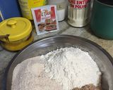Foto del paso 1 de la receta: Pan lactal semiintegral con salvado de trigo