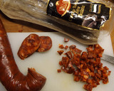 Foto del paso 5 de la receta: Bolitas de arroz rellenas de chorizo para aperitivo