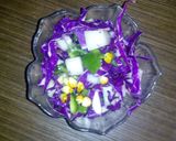 A picture of step 3 of Purple cabbage salad.