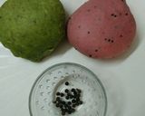 A picture of step 3 of Designer carom & nigella seeds flavour mathri.