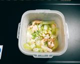 Hình bước làm 3 của món Canh bầu nấu nấm bào ngư