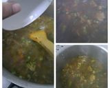 A picture of step 7 of Supreme chicken veg soup with classic potatoes puffs.