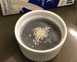 Foto langkah ke 5 dari resep Bubur Wijen Hitam / Black sesame soup (tongsui).