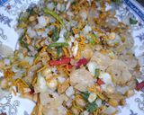 A picture of step 3 of Bhel Puri Chaat.