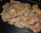 A picture of step 1 of Chicken Two Ways.