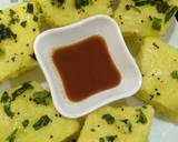 Khaman dhokla healthy breakfast recipe step 4 photo
