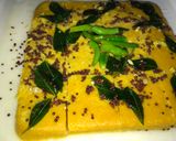 A picture of step 5 of Dhokla.
