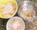 Hình bước làm 1 của món Chả giò mực