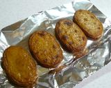 A picture of step 1 of Easy Satsuma-age Fried Fish Cakes Topped with a Wasabi, Scallion, and Mayonnaise Sauce.