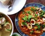 รูปขั้นตอนการทำที่ 8 ของ ปลาหมึกผัดไข่เค็ม