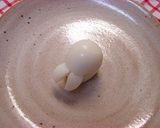 A picture of step 3 of Quail Egg Ghost (For character bentos).