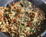 Foto del paso 12 de la receta: Arroz jazmín frito con verduras al curry (vegano)