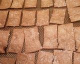 A picture of step 10 of Sourdough Whole Wheat Crackers .