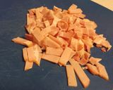 A picture of step 2 of Bacon and Chilli Pasta.