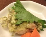 A picture of step 7 of Chicken Breast Meat Coated in Shredded Kombu.