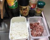 รูปขั้นตอนการทำที่ 1 ของ ข้าวผัดหมูซีอิ๊ว