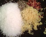 A picture of step 2 of Vickys Seasoned Salts, Christmas Gift Idea, GF DF EF SF NF.
