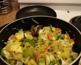 A picture of step 8 of Mixed vegetables (Ghonto).