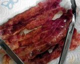A picture of step 1 of Bacon Pancake Muffins w/ Bacon Drizzle.