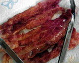 A picture of step 1 of Bacon Pancake Muffins w/ Bacon Drizzle.