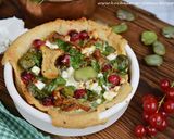 Letnie mini quiche z bobem, kurkami i porzeczką krok przepisu 4 zdjęcie