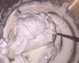 A picture of step 7 of Tres leches (milk cake).