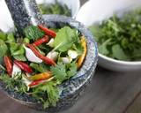 Pepper Mints and Coriander Spicy Sauce For Seafood or Noodles Rolls recipe step 2 photo