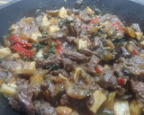 Foto del paso 2 de la receta: Frit Mallorqui amb vedella i xot. Frito de puntas de solomillo ternera y cordero