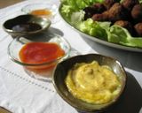 A picture of step 6 of Fried Potato Meatballs.