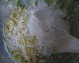 A picture of step 3 of Matcha Milk Pound Cake with White Chocolate.