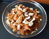 A picture of step 4 of Watermelon ka halwa.