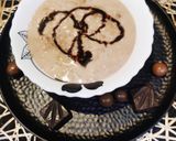 A picture of step 5 of Chocolate Payesh kheer.