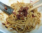 A picture of step 2 of Spicy Dry Noodle Street Food.