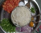 A picture of step 1 of Chak Angouba Manipuri style.