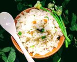 A picture of step 4 of Burnt garlic fried rice.