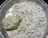 A picture of step 1 of Jowar thalipeeth.