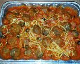 A picture of step 7 of Mike's Baked Spaghetti & Meatballs.