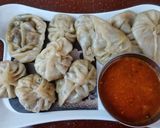 A picture of step 5 of Veg Momo.