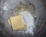 A picture of step 3 of Peri peri chicken macaroni.
