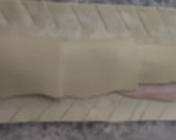 Foto del paso 2 de la receta: Trenza de hojaldre de pavo y queso