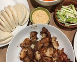 A picture of step 6 of Chicken Bao.