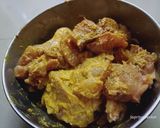 A picture of step 2 of Amritsari chicken masala.