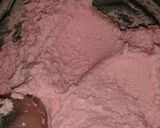 A picture of step 2 of Rosey sandesh.