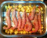 Foto del paso 3 de la receta Pescadillas al horno con gambones
