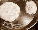 A picture of step 2 of Cham Cham Bengali Sweets.