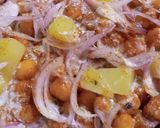 A picture of step 7 of Dahi Chana Chat.