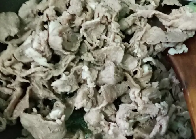 Langkah-langkah untuk membuat Resep Beef yakiniku rumahan