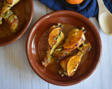 Foto del paso 5 de la receta: Muslos de pollo asado a la naranja
