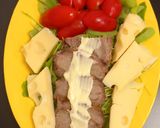 Foto del paso 2 de la receta: Ensalada de Rúcula, Queso y Carne