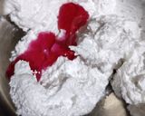A picture of step 2 of Rose dalgona milk.